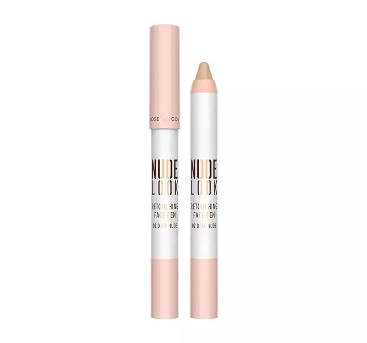 Golden Rose NUDE LOOK - Retouching Face Pen - Korektor do twarzy w kredce - 02 - DEEP NUDE GOL0N4G-01