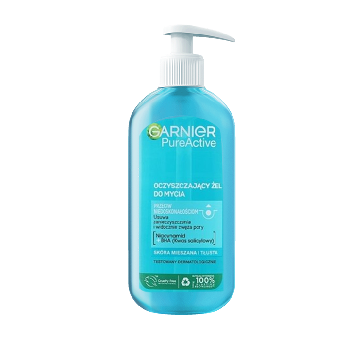 Garnier Czysta skóra: Żel oczyszczający z dozownikiem 200ml