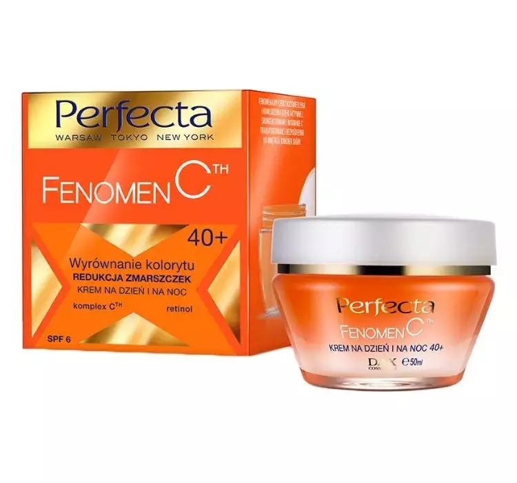 Perfecta Fenomen C Wyrównanie kolorytu krem na noc i na dzień 40+ 50ml