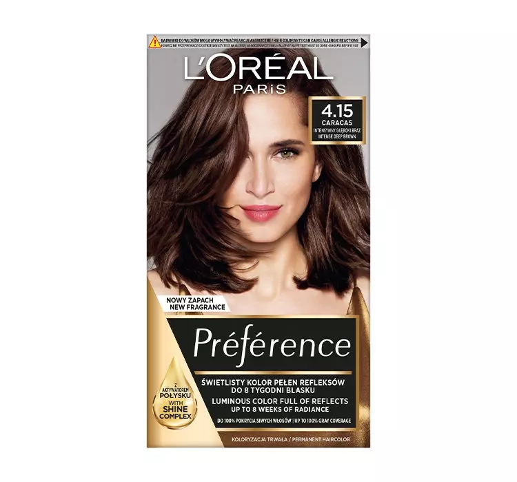 Loreal Recital Preference 4.15 M1 Caracas głęboki kasztan