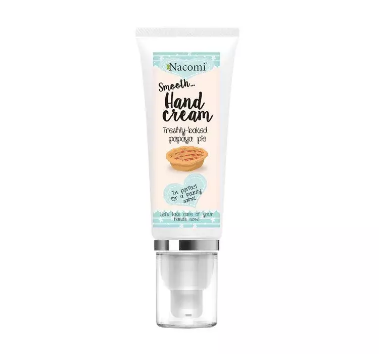 Nacomi Krem do rąk Świeże ciasto z papają - Freshly Baked Papaya Pie Smooth Hand Cream Krem do rąk Świeże ciasto z papają - Freshly Baked Papaya Pie Smooth Hand Cream