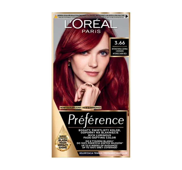 Loreal Feria Preference P37 Pure Plum Power Intensywna cie