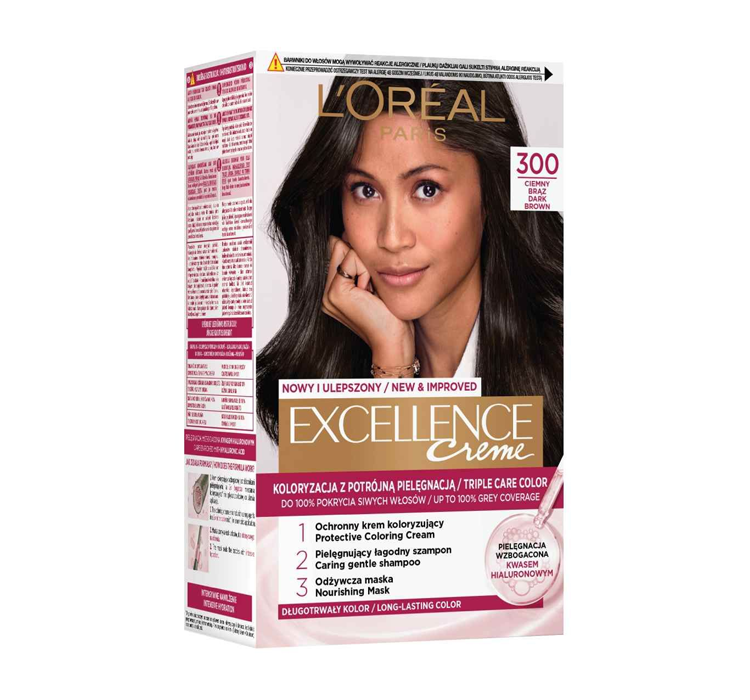 Loreal Excellence Creme Krem koloryzujący 3 ciemny brąz