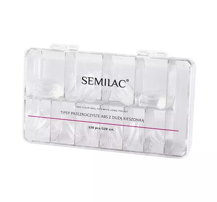 Semilac Semilac TIPSY CLEAR + KLEJ zestaw do przedłużania 5902751416510