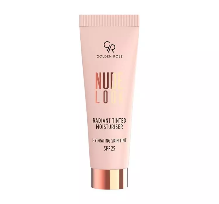 Golden Rose NUDE LOOK - Radiant Tinted Moisturiser - Koloryzujący krem do twarzy z efektem rozświetlenia - 03 - DEEP TINT GOLEWD32