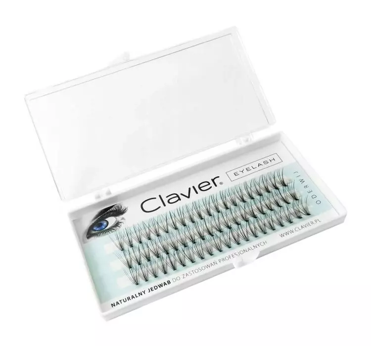 Clavier CLAVIER EYELASH SZTUCZNE RZĘSY W KĘPKACH 11MM