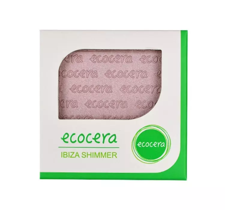 Ecocera wegański prasowany puder rozświetlający do twarzy Ibiza 10g