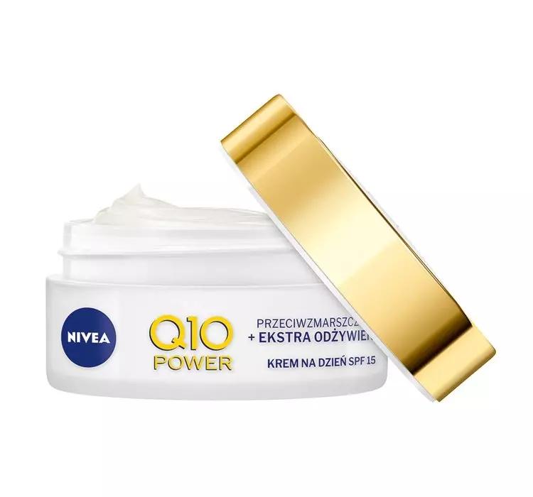 Nivea Q10 Przeciwzmarszczkowy Odbudowujący Krem na dzień SPF15 Extra Odżywienie 50ml