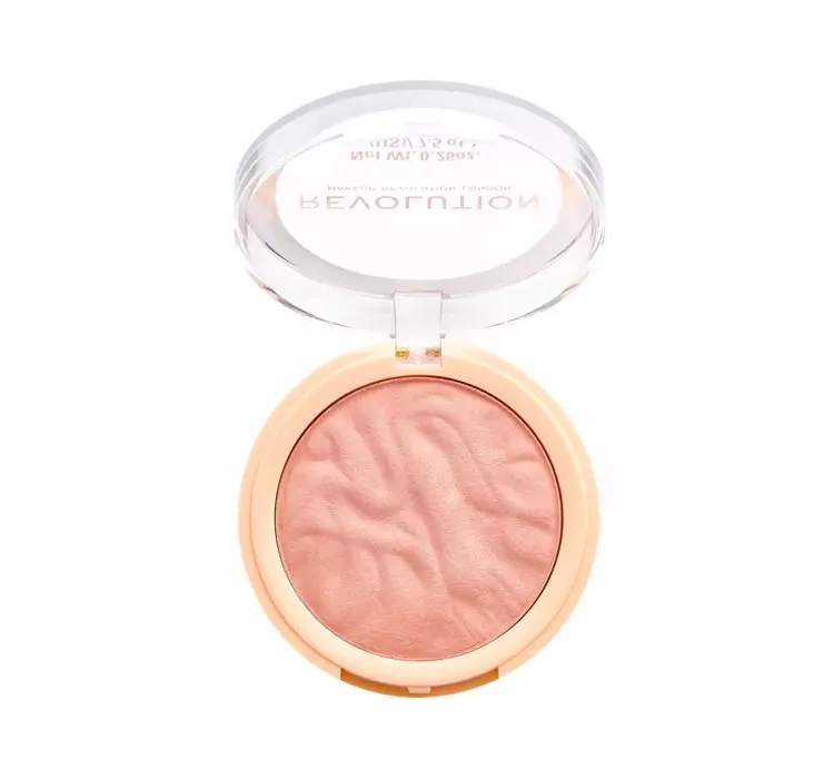 Makeup Revolution Reloaded pudrowy róż dla długotrwałego efektu odcień Peaches & Cream 7,5 g Reloaded pudrowy róż dla długotrwałego efektu odcień Peaches & Cream 7,5 g