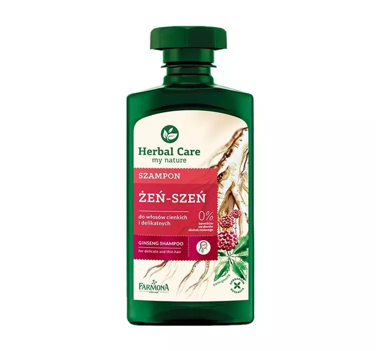Farmona KRAKÓW HERBAL CARE Szampon z żeń-szeniem do włosów cienkich 330 ml 7053916