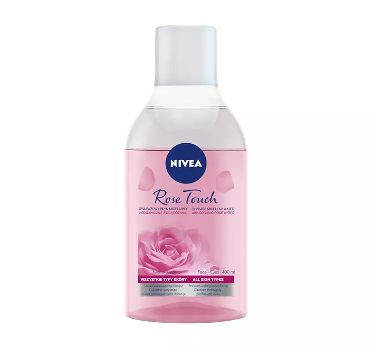 Nivea MicellAir Micelarny płyn dwufazowy do demakijażu z wodą różaną 400 ml
