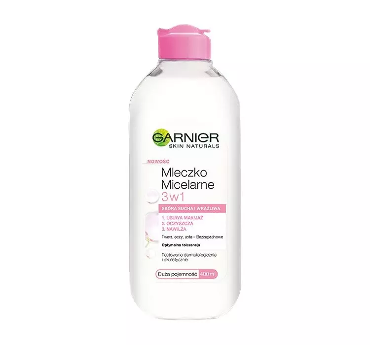Garnier Mleczko Micelarne Do Twarzy 3 w 1