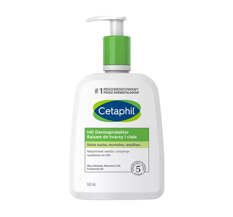 Galderma POLSKA SP Z O.O Cetaphil MD Dermoprotektor Balsam do twarzy i ciała 500 ml