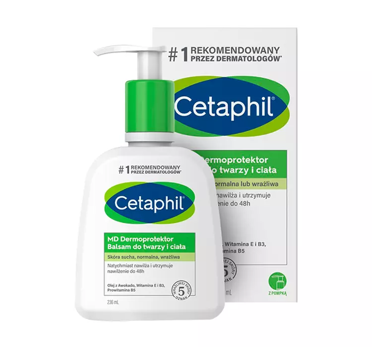 Galderma POLSKA SP Z O.O Cetaphil MD Dermoprotektor balsam do twarzy i ciała z pompką 236 ml 7060447