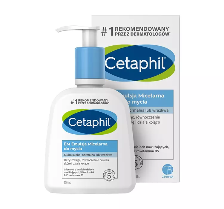 Cetaphil Em Do Mycia Emulsja Micelarna, 236Ml Pompka + Pompka