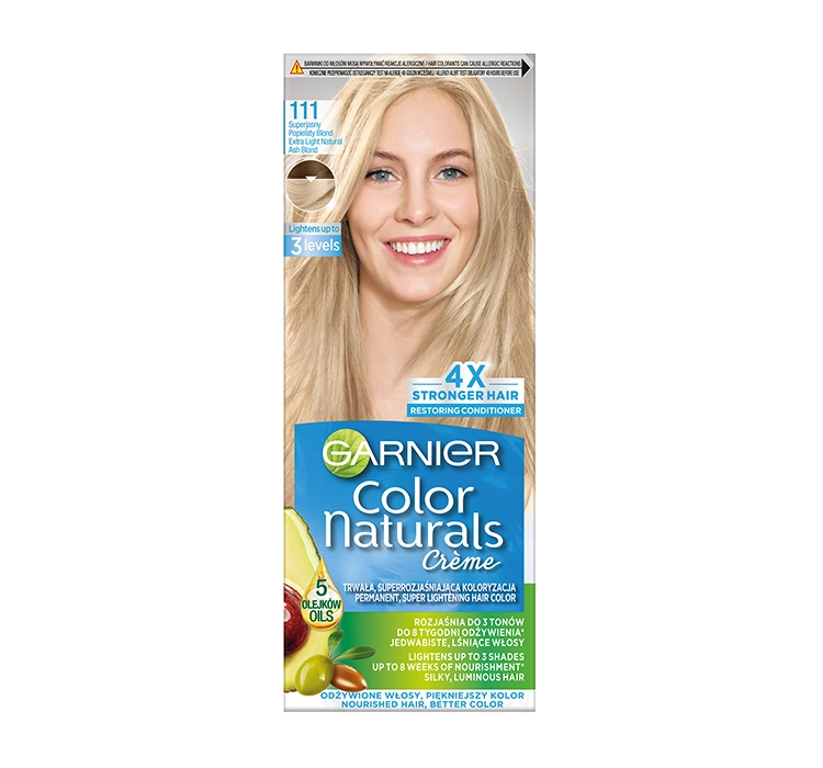 Garnier Color Naturals 111 Sperjasny Popielaty Blond