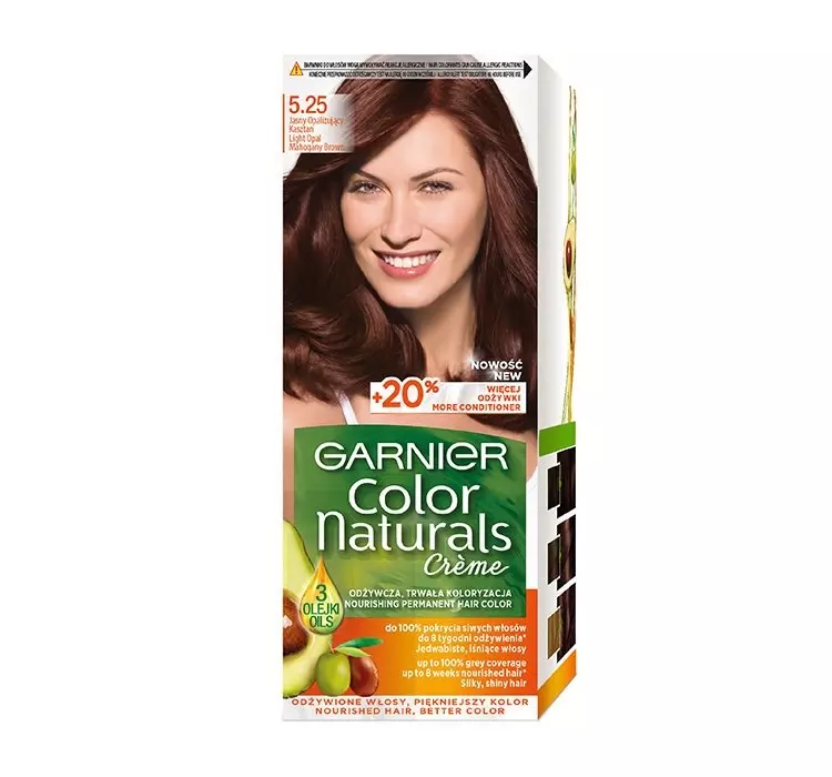 Garnier Color Naturals 5.25 Jasny Opalizujący Kasztan