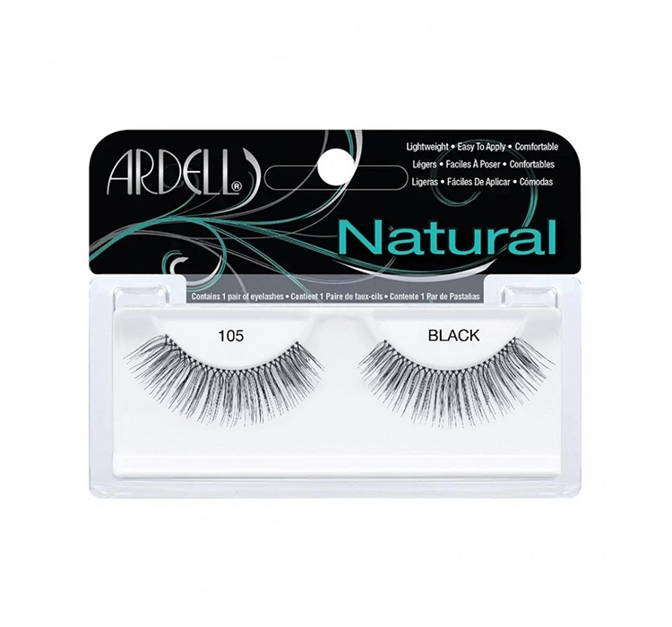 Ardell sztuczne rzęsy na pasku NATURAL 105 black