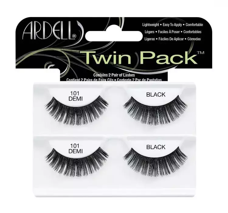 Ardell Twin Pack sztuczne rzęsy 101 Demi Black 4szt