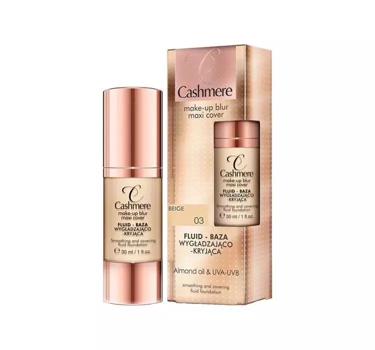 Cashmere Cashmere Make-up blur maxi cover Fluid baza wygładzająco-kryjąca 03 beige