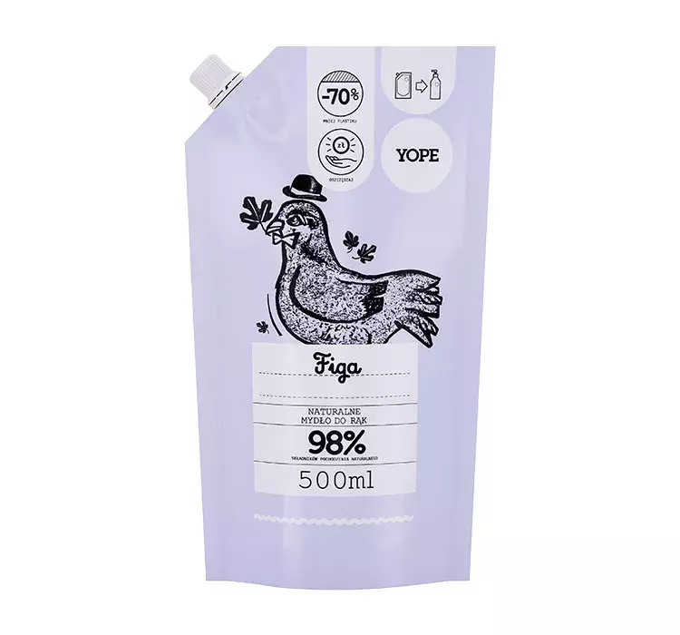 Yope Yope - Mydlo naturalne Figa + 2 x refill YOPEFIGAZESTAW