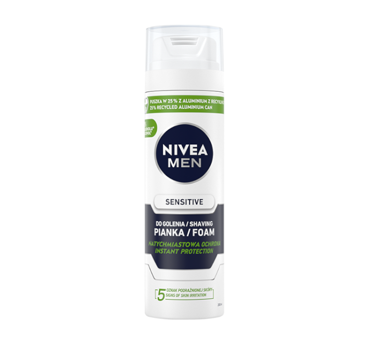 Nivea Pianka do golenia Sensitive 200ml