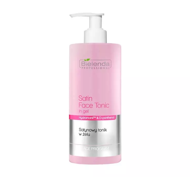 Bielenda Professional Satin Face Tonik In Gel satynowy tonik w żelu do twarzy 500ml