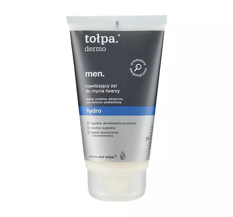 Tołpa Men Dermo Żel do mycia twarzy intensywnie nawilżający 150ml