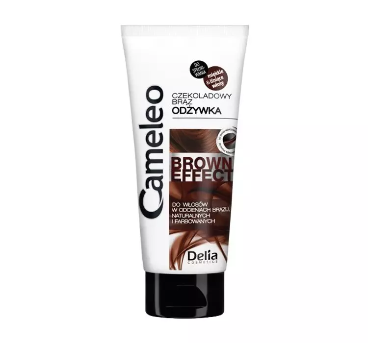 DELIA CAMELEO BROWN EFFECT DELIKATNIE BRĄZOWE ODŻYWKA 200ML