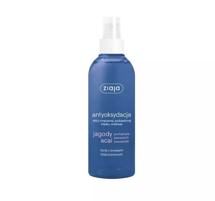 Ziaja Jagody Acai tonik z kwasem hialuronowym spray 200 ml