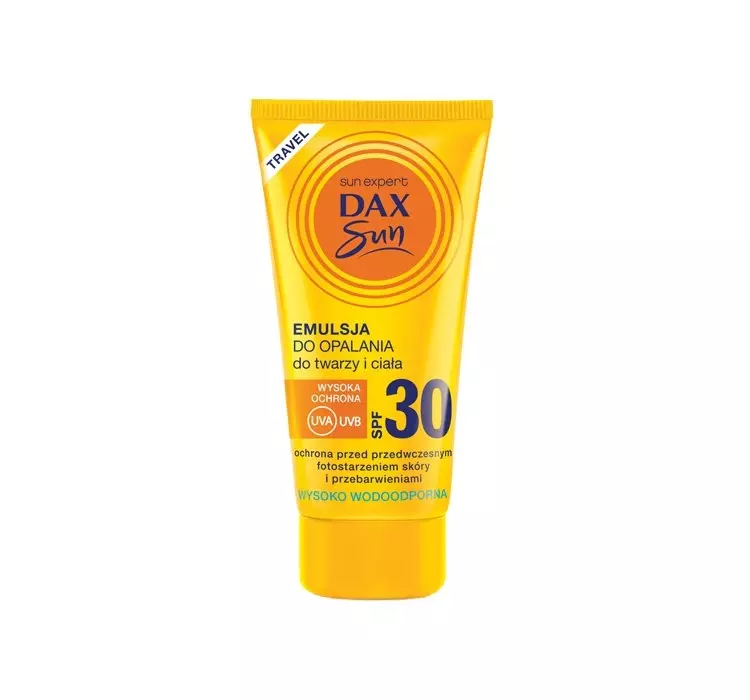 Dax Sun  TRAVEL Emulsja do opalania do twarzy i ciała SPF 30 50ml