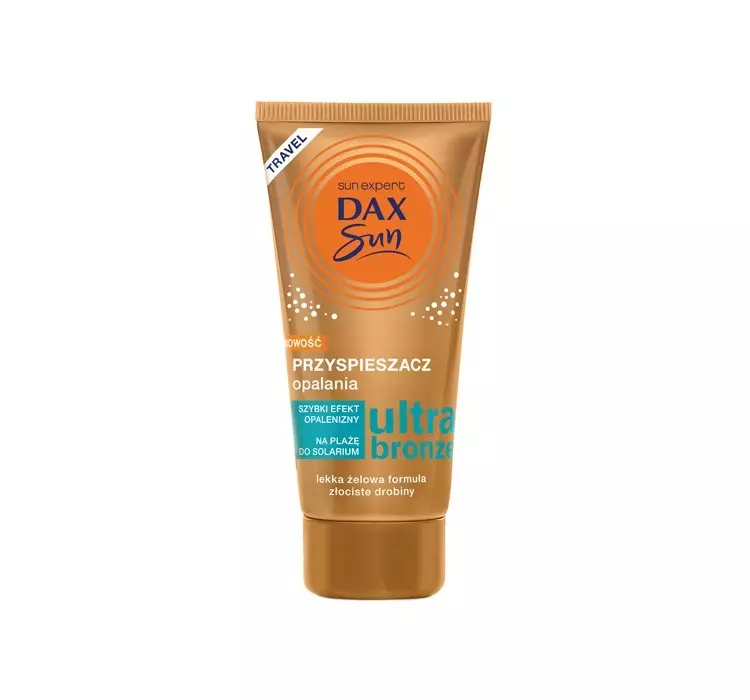 Dax Sun  TRAVEL Przyspieszacz opalania ze złocistymi drobinkami 50ml
