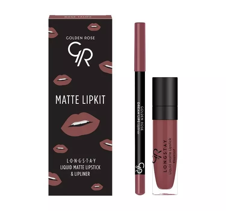 Golden Rose Matte Lipkit Zastaw do Ust Rose Taupe R-MLK-RST