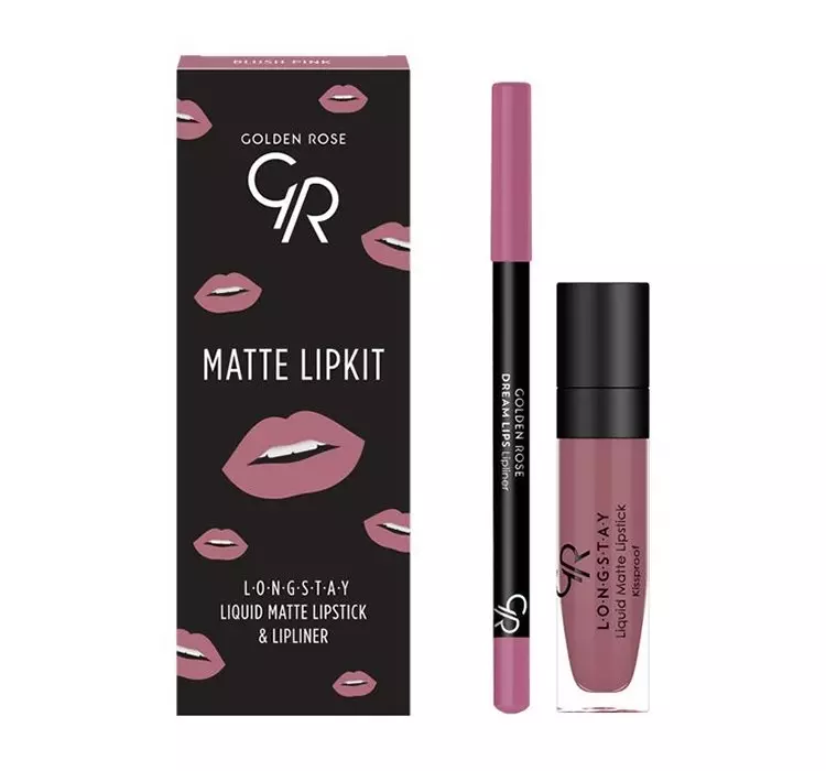 Golden Rose Matte Lipkit Zastaw do Ust Blush Pink R-MLK-BLP
