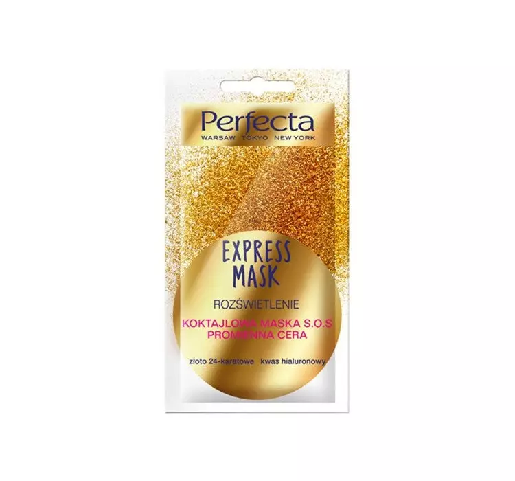 Perfecta Express Mask Koktajlowa maska SOS Promienna Cera 8ml