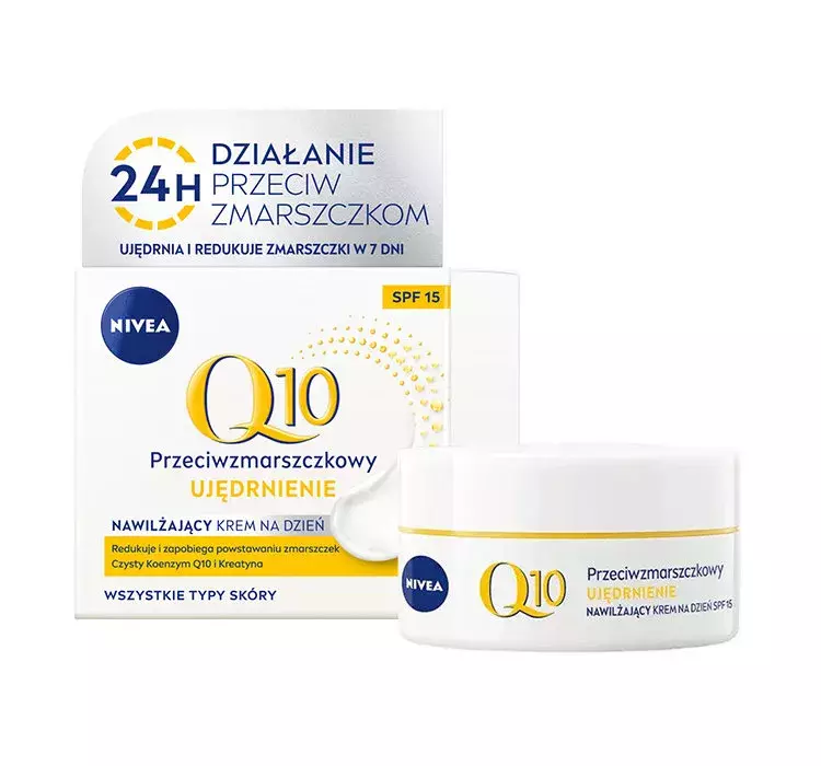 Nivea Q10 Power Krem przeciwzmarszczkowy +ujędrnienie SPF 15 na dzień 50ml SO_10407