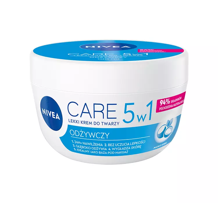 Nivea Care Lekki krem 3w1 odżywczy 100 ml