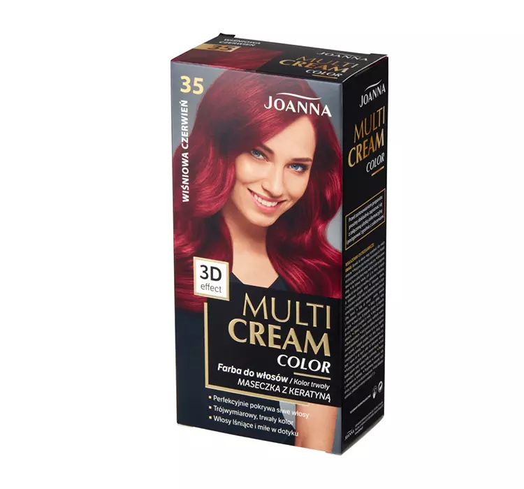 Joanna Multi Cream 3D 35 Wiśniowa czerwień