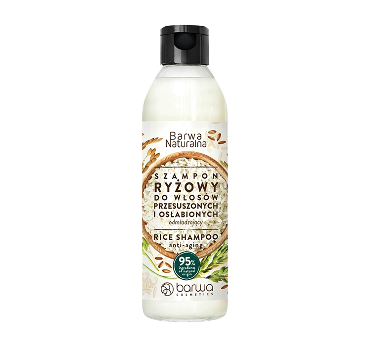 Barwa Szampon ryżowy odmładzający 300ml - Długi termin ważności!