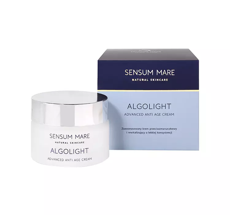 Sensum Mare Sensum Mare Algolight zaawansowany krem przeciwzmarszczkowy i rewitalizujący o lekkiej konsystencji 50ml