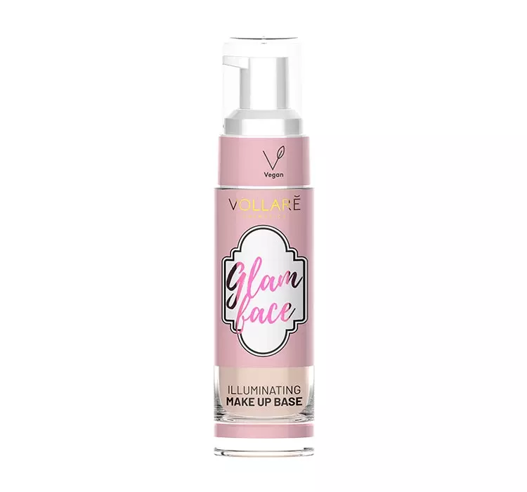 Vollare Cosmetics Cosmetics Makijaż twarzy Baza Pod Makijaż Glam Face Rozświetlająca 30 ml