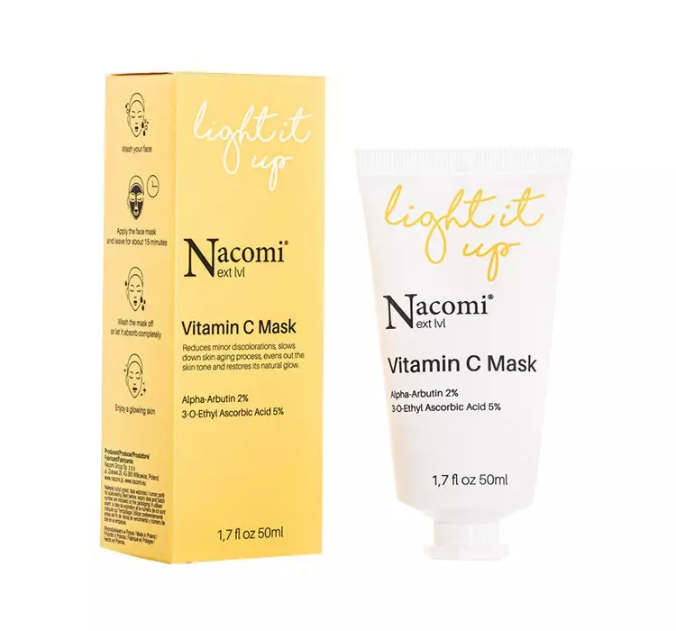 Nacomi Next Level Rozjaśniająca Maska z Witaminą C 50 ml 019A-21606