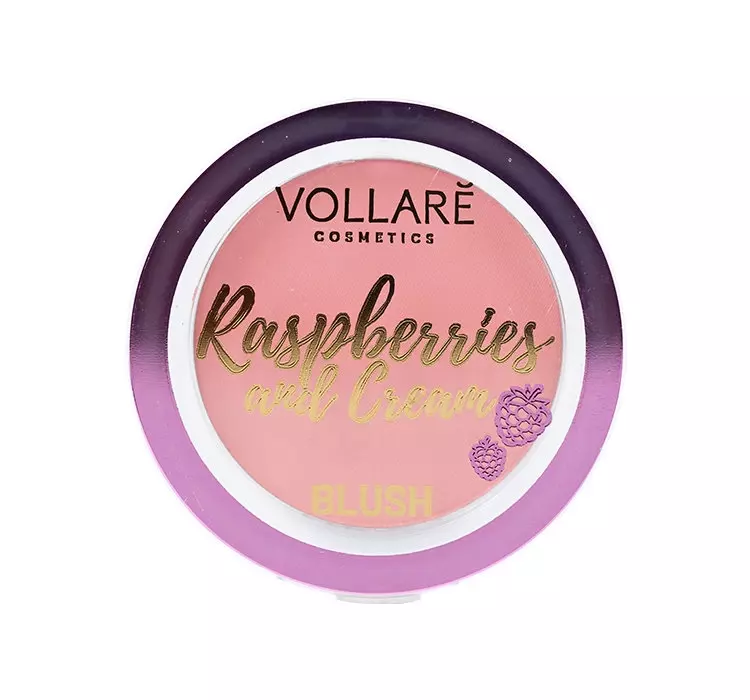 Vollare Cosmetics Vollare Cosmetics Makijaż twarzy Róż Do Policzków Raspberries And Cream 02 YUMMY BLUSH 4.0 g