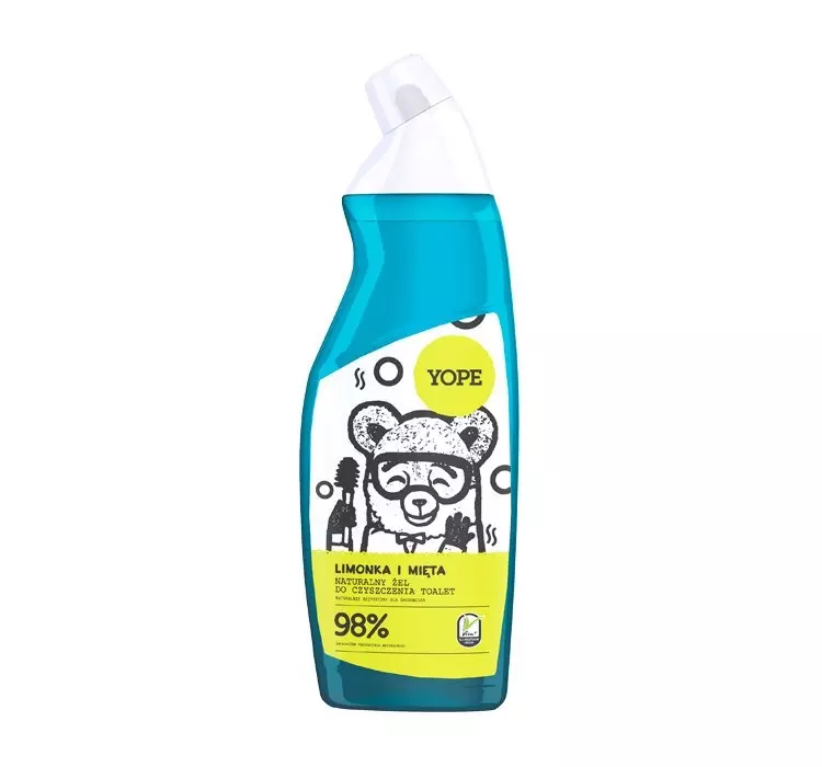 YOPE Żel do Czyszczenia Toalet Naturalny Limonka i Mięta 750ml -