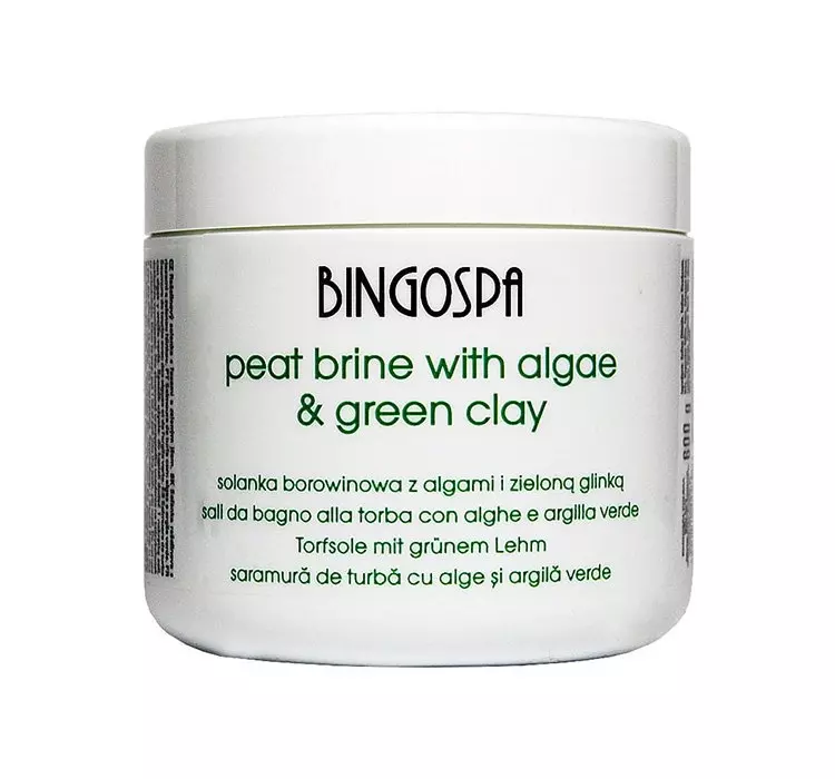 BingoSpa Solanka borowinowa z zieloną glinką 600g