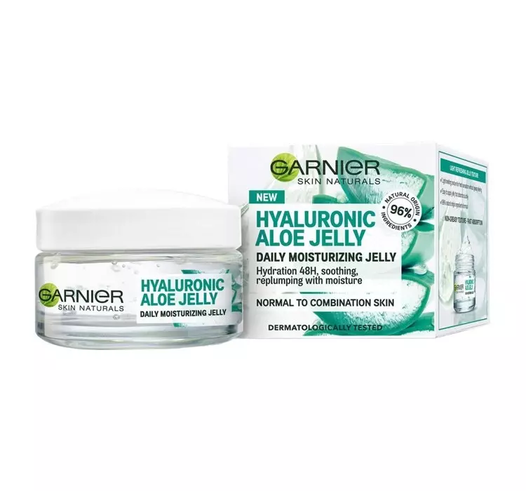 Garnier SKIN NATURALS HYALURONIC ALOE JELLY LEKKI ŻEL NAWILŻAJĄCY DO TWARZY 50ML
