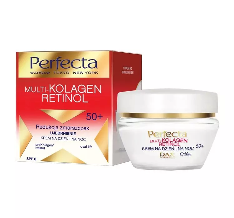 Perfecta Multikolagen Retinol krem na dzień i na noc 50+ 50ml