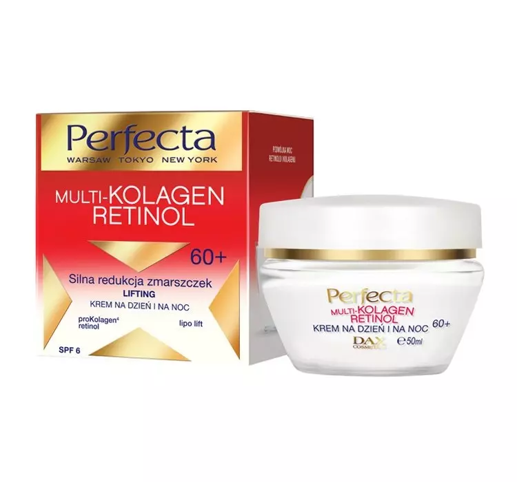 Perfecta Multikolagen Retinol Silna redukcja zmarszczek 60+  50ml