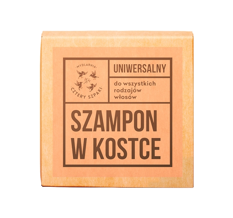 CZTERY SZPAKI Szampon do włosów w kostce 75g Cztery Szpaki