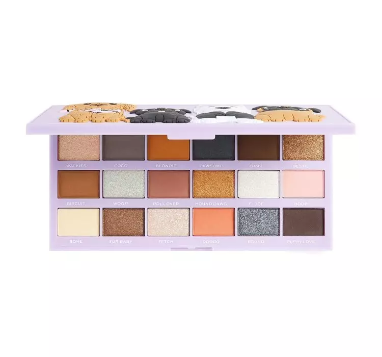 Фото - Тіні для повік Revolution Makeup , I Heart  Revo-Pooches Eyeshadow Palette paleta cieni do powiek 22g 